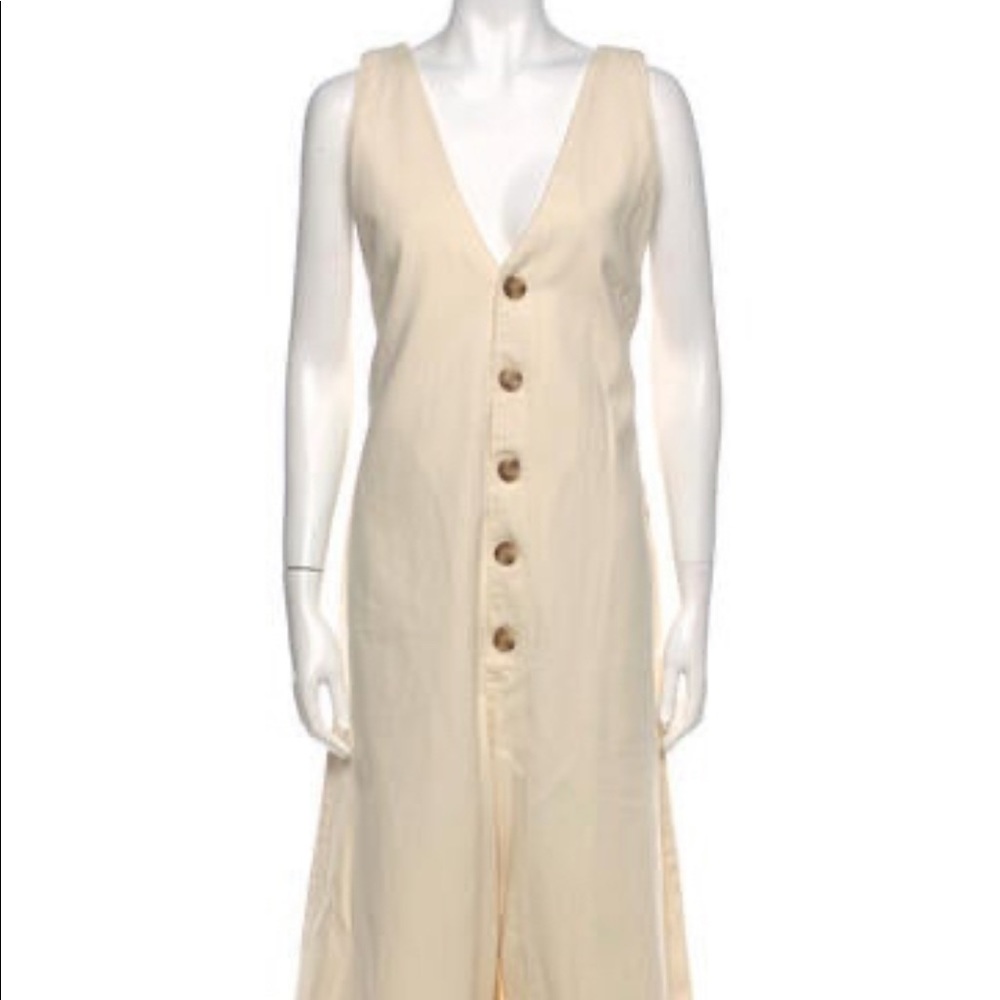 Farm Rio plunge neckline jumpsuit